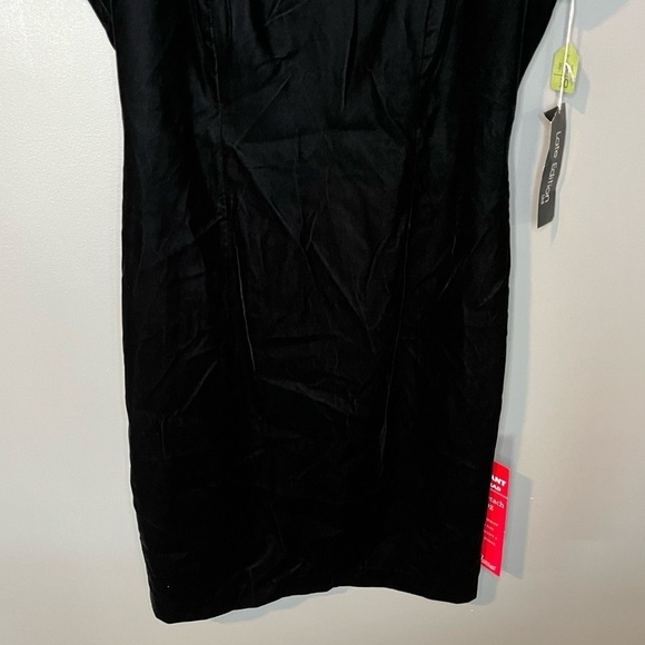 NWT Late Edition x Vintage 1980s-1970s Union Made Black Velvet Mini Dress - Picture 4 of 16